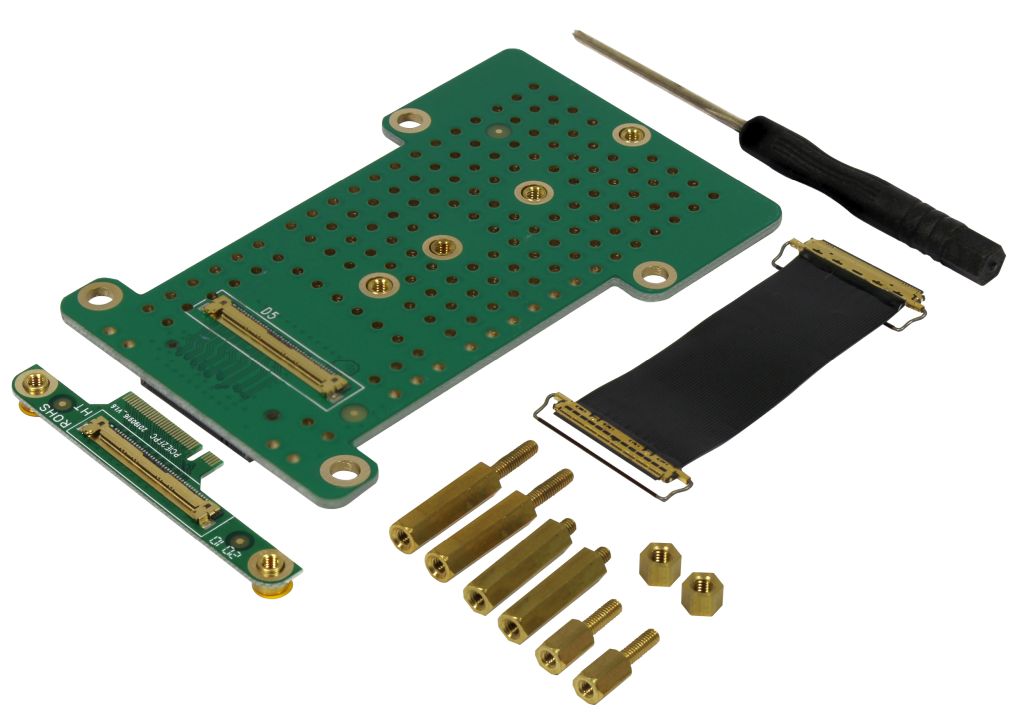 Rock Pi 4 zbh. M.2 Extend board v1.6 – Ansicht 2