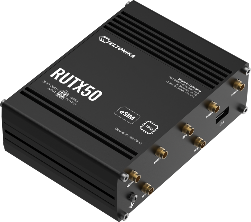 Teltonika · Router · RUTX50 · 5G Modem Router/WLAN · eSIM – Ansicht 2
