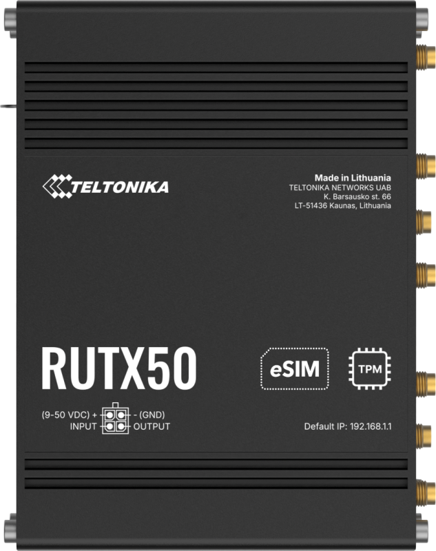 [212034] Teltonika · Router · RUTX50 · 5G Modem Router/WLAN