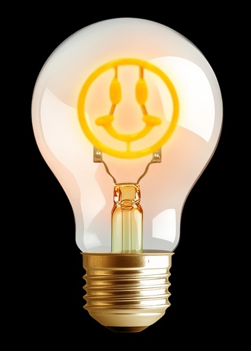 [237373] Synergy 21 LED E27 Motivlampe A60 Smile, 230 V